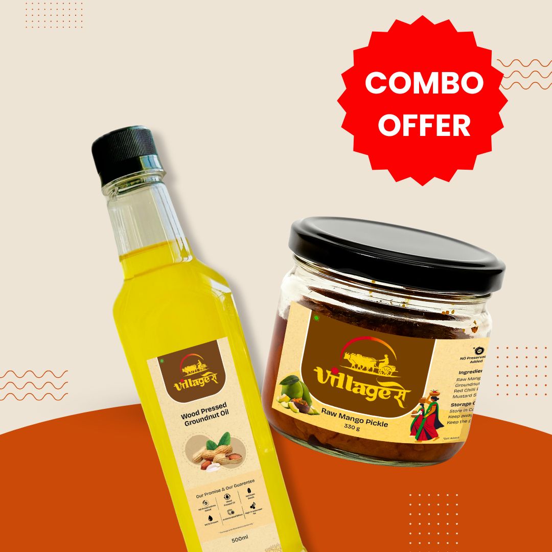 Groundnut Oil & Mango Pickle Combo
