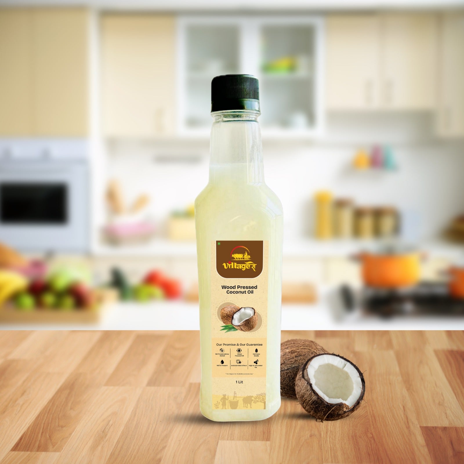 Coconut Oil Wood Pressed