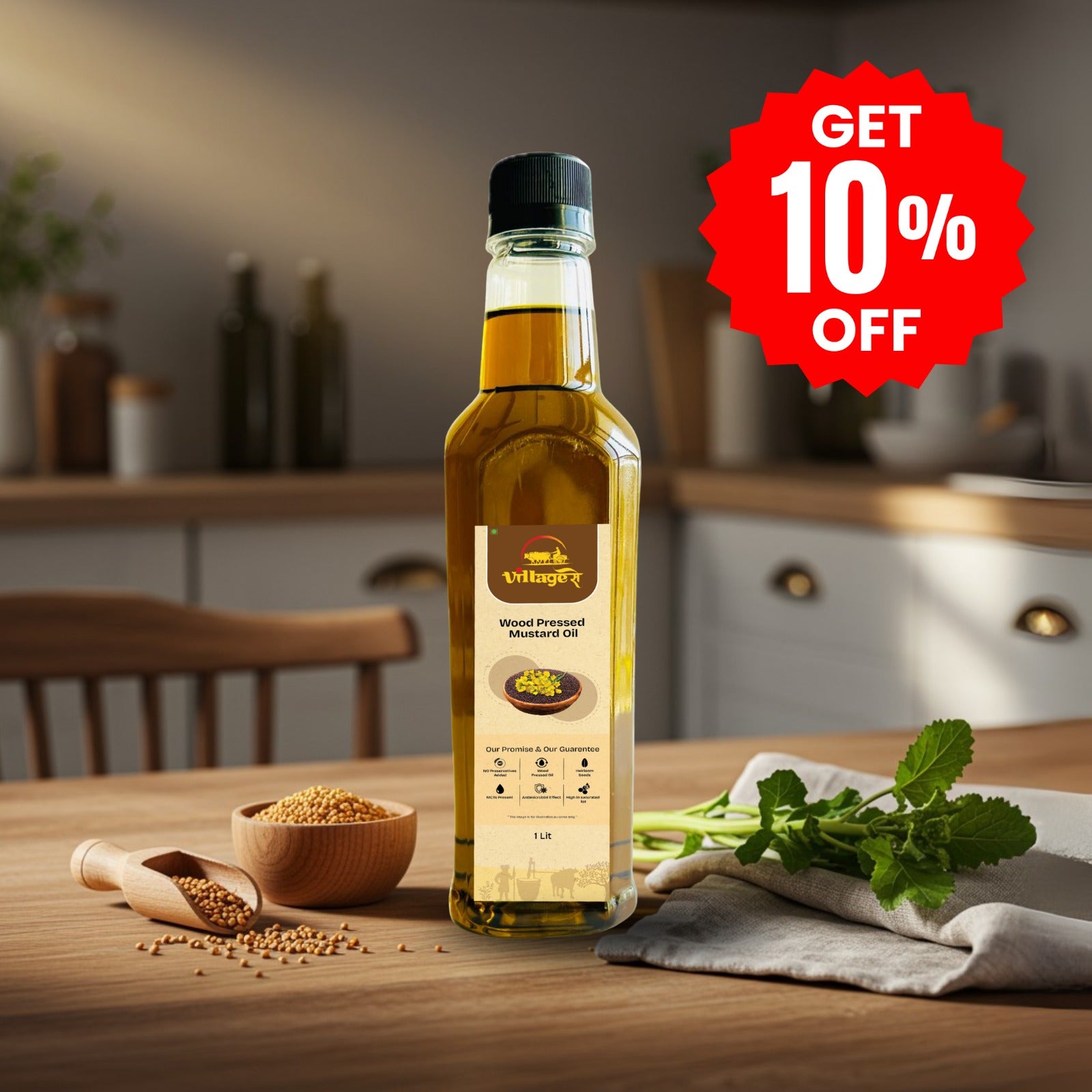 Mustard Oil Wood Pressed