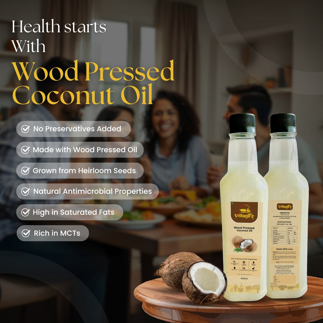 Coconut Oil Wood Pressed