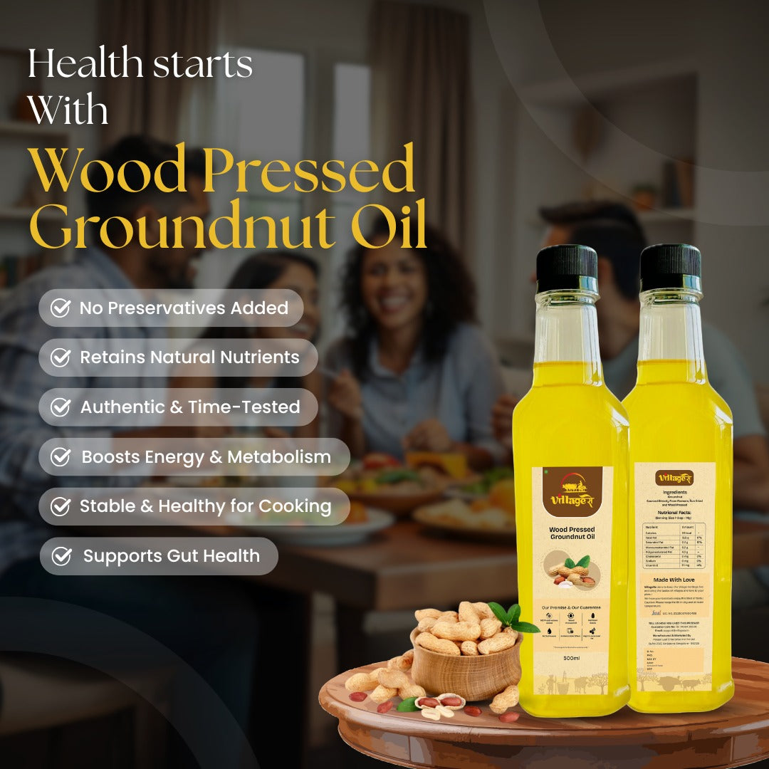 Groundnut Oil Wood Pressed