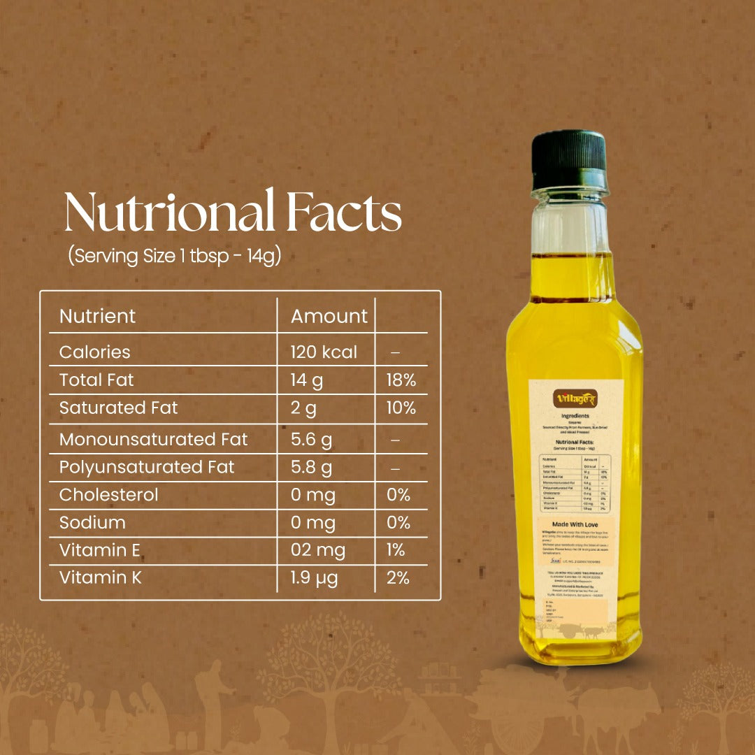 Groundnut Oil Wood Pressed