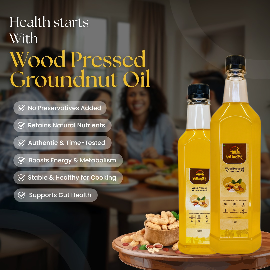 Groundnut Oil Wood Pressed