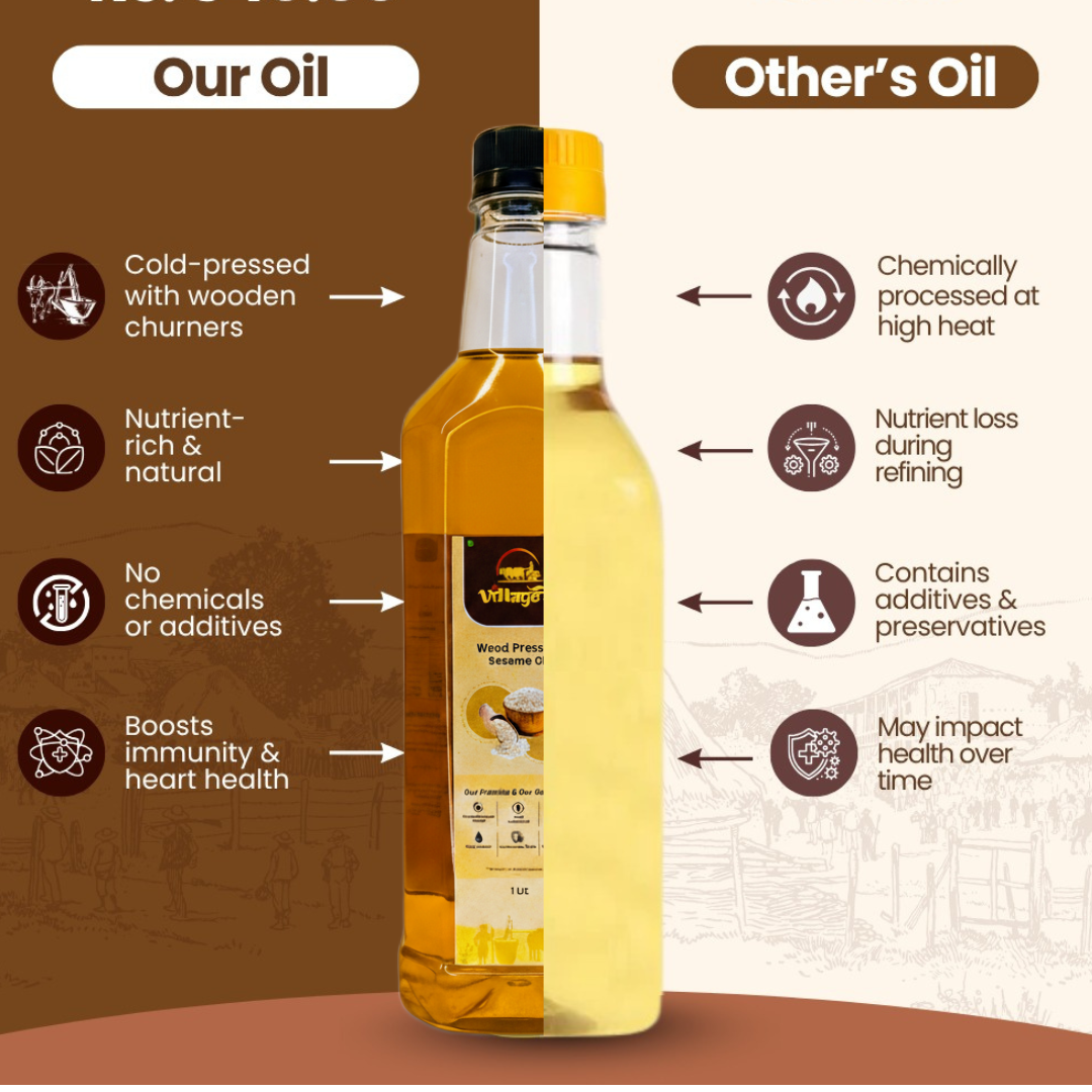 Sesame Oil Wood Pressed