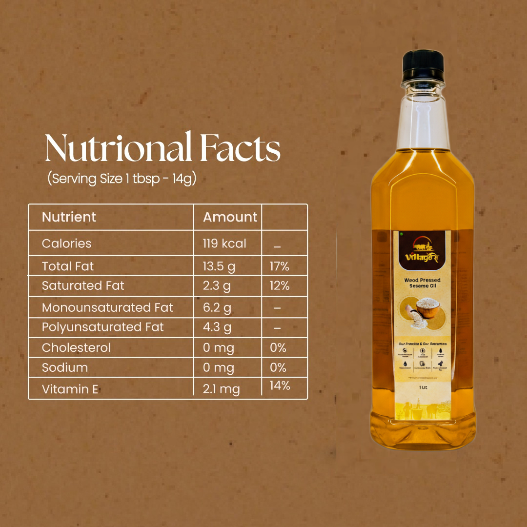 Sesame Oil Wood Pressed